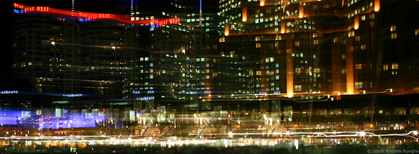 Blurred image of the Southbank